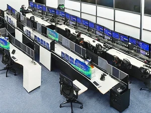 RAW photo, an overhead shot of a network lab environment where engineers are analyzing Socks5 protocol functions on multiple screens, with network diagrams, charts, and analytical tools in use, emphasizing a tech-intensive atmosphere, 8k UHD, high resolution, realistic depiction